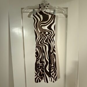 Windsor Brown and Cream Patterned Skirt